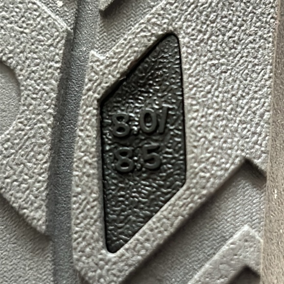 OKABASHI Men's Mariner Flip Flop Sandals Slate Black L 8/8.5- NWOT - Picture 7 of 7